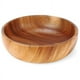 thumbnail image 1 of Cuenco de madera de 9,5 pulgadas, cuenco grande de madera para ensaladas, alimentos, frutas, ensaladas y decoración, 1 of 4