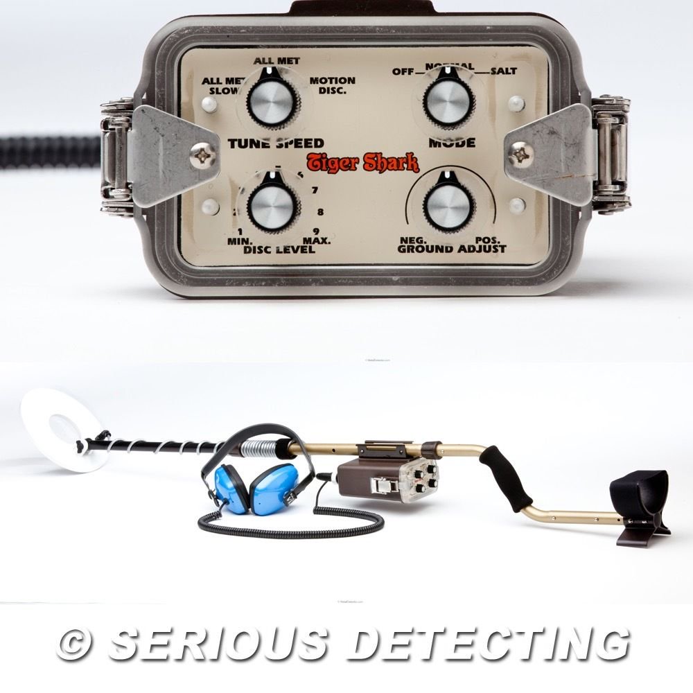 Tesoro Tiger Shark Metal Detector with 10 inch Search Coil ...