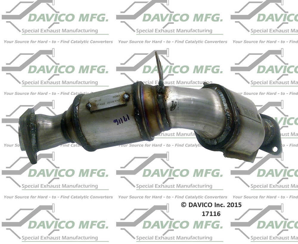 Davico Mfg 17116 Direct-Fit Catalytic Converter - Manifold