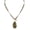 Green, variant on Pendant Necklace for Women Boho Long Natural Stone Beaded Statement Handmade Colorful Pendant Necklace Jewelry Gift for Women