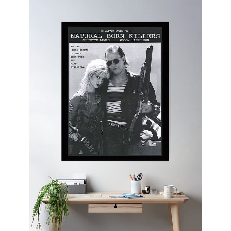 Natural Born Killers Poster Wall Art, Modern Wall Decor For Living