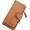 Brown, variant on Womens Long Leather Wallet, RFID Blocking Leather Pocket Wallet Ladies Mini Purse with ID Window