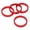 Red, variant on 4Pcs Bicycle Bike Mountain Road Headset Spacer Front Fork Stem Spacers 28.6mm Tube Aluminum Alloy Washers Replacement Parts Gold (1.1 inches / 28.6 mm) Accessory Fits Most Cycles