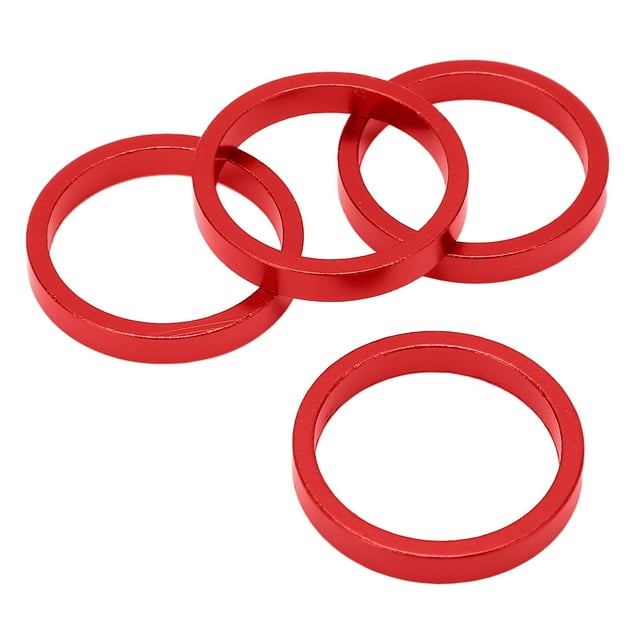 Joint de Fourche avant de Vélo, Entretoise de Casque de Vélo Précise pour Vélo de Montagne Tube 28,6mm Rouge