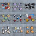 thumbnail image 3 of 4-6 Unids Set Gato Pato Esmalte Alfileres Botella Taza Texto Citas Broche Anime Street Fighter Pin Solapa Insignias Joyería Regalos Para Amigos, 3 of 4