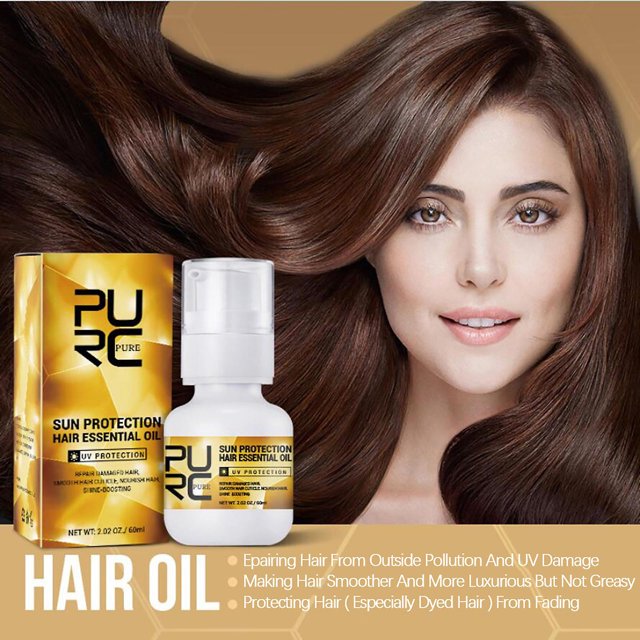 Loción reparadora con esencia de aceite para el cuidado del cabello 60 ml HUOGUO