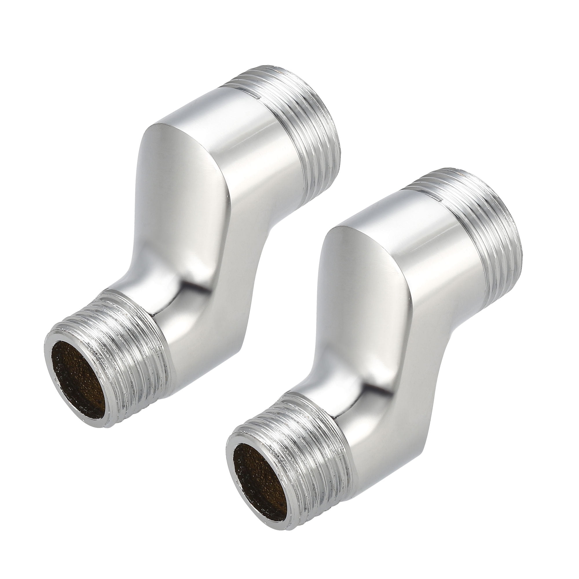 2Pcs Solid Brass Bathtub Shower Faucet Adjustable Swing Arm G1/2G3/4