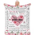 thumbnail image 1 of LHSHID Long Distance Relationship Gifts Girlfriend Gifts from Boyfriend Mothers Day Birthday Gift for Girlfriend for Her Women Wife Girlfriend Blanket Present, 1 of 7