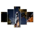 thumbnail image 1 of TISHIRON 5PCS Framed Canvas Wall Art Set,60"x40" Vintage Lighthouse Canvas Art Decor, 1 of 7