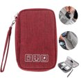 thumbnail image 2 of Muyoka Organizador de viaje Willkey, estuche de accesorios electrónicos resistente al agua con asa, regalo de viaje tecnológico portátil para hombres, bolsa de almacenamiento de cable de doble capa pa Muyoka Hogar, 2 of 2