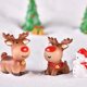 thumbnail image 2 of Lindos adornos navideños de resina, micropaisaje navideño, Papá Noel en miniatura, muñeco de nieve, adornos de escritorio, decoración de escritorio de oficina, 2 of 5