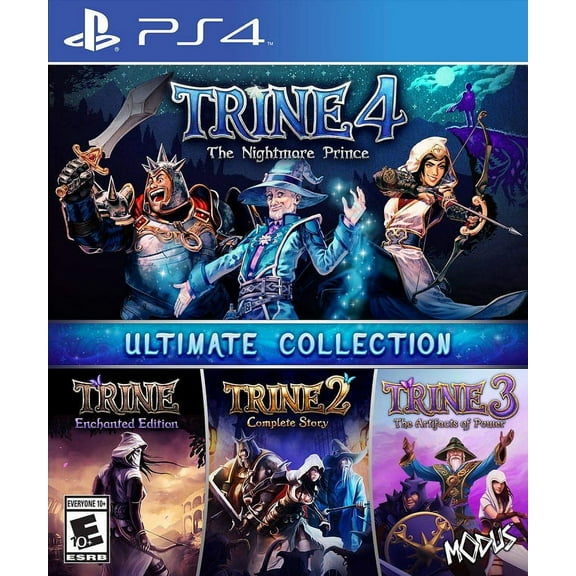 Restored Trine Ultimate Collection (Sony Playstation 4, 2019 Puzzle Game (Refurbished)