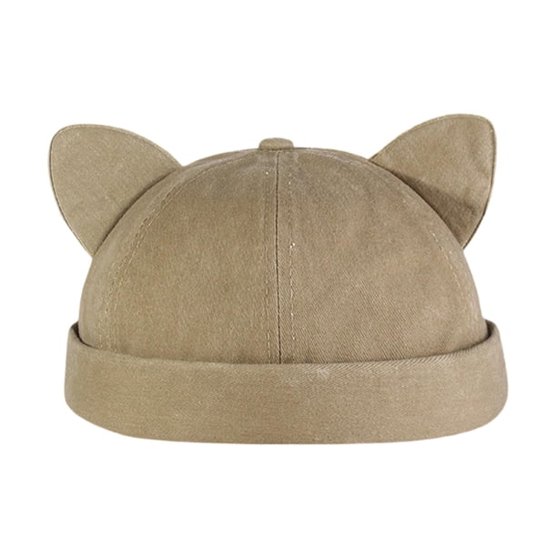Gorro Docker, moderno, transpirable y sin visera, ideal para senderismo y compras para adultos. Caqui