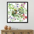 thumbnail image 3 of Designart 'Tropical Birds Sitting On Blooming Tree' Traditional Framed Art Print, 3 of 4