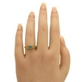 thumbnail image 6 of 18K Gold Over Brass London Blue Topaz Ring s.6 Jewelry RM-1761 TGR1029_C_6, 6 of 6