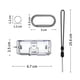 thumbnail image 2 of Funda protectora de 5 auriculares con anillo de silicona con funda de pares para Nothing Ear 2, 2 of 6