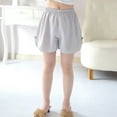 thumbnail image 4 of CheerKidz Girls' Cute Safe Guards Chiffon Shorts for 3-7 Years Summer Shorts Thin Underwear Pants Soft & Softable for Daily Wear(Gray,3 Years), 4 of 4
