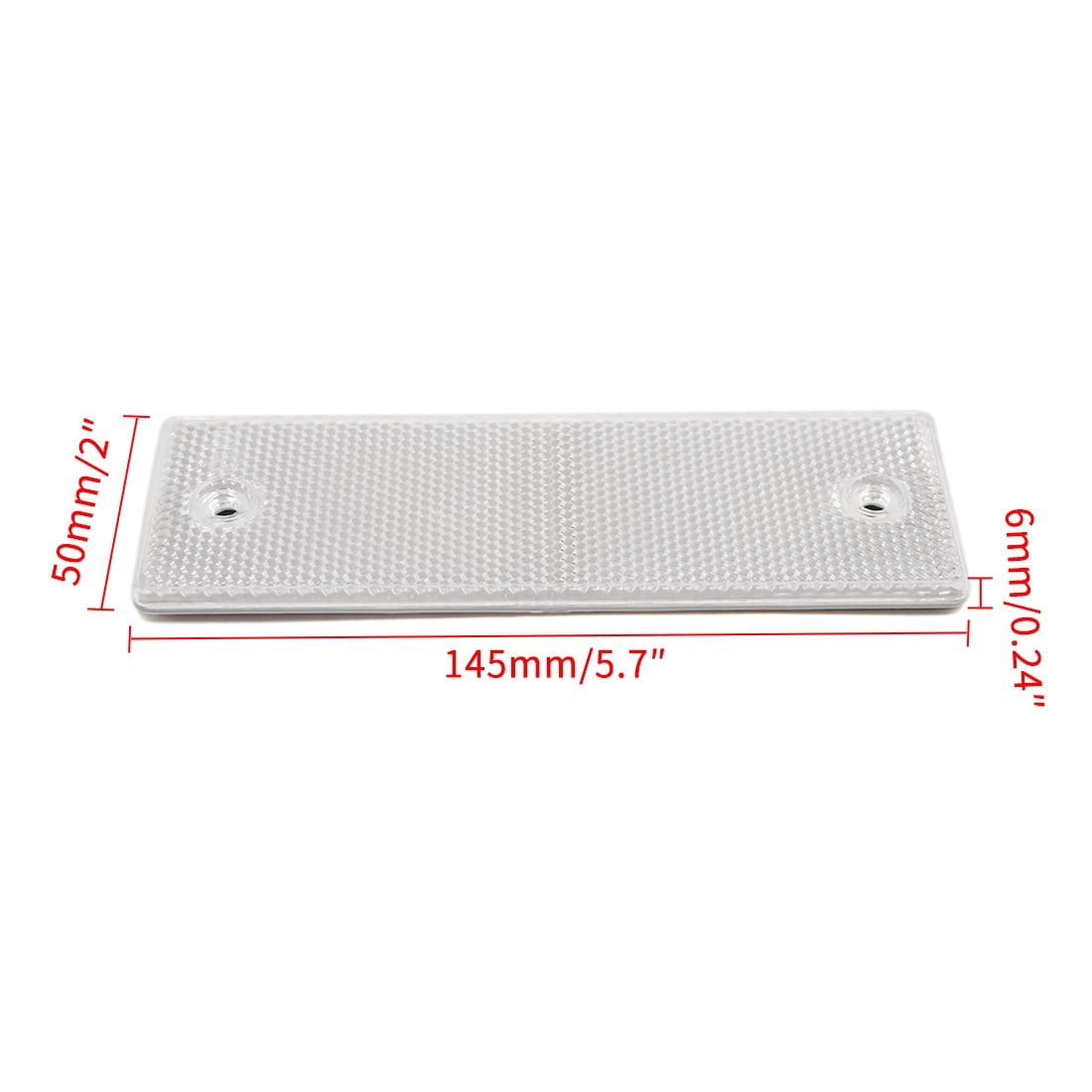 Unique Bargains 15PCS White Car Truck Plastic Rear Bumper Mount Adhesive Screw Holes