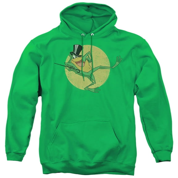 Looney Tunes Hello My Baby Adult Pullover Hoodie Sweatshirt Kelly Green