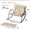 Off White, variant on Rocking Chairs Larger Outdoor Rocking Chair, Patio Egg Rocking Chair, Indoor Papasan Chair, Rattan Wicker Lounge Chair, Modern Royal Chair for Bedroom, Living Room, Porch, Garden,Lawn-Blue,Wooden Roc