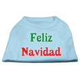 thumbnail image 1 of Feliz Navidad Screen Print Shirts Baby Blue L (14), 1 of 1