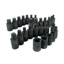 Craftsman 1/2-In Drive Impact Bit Socket Set, 28Pc