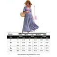 thumbnail image 6 of Yesfashion Maternity Women's Short Sleeve V Neck Casual Dress Baby Shower Party Maternity Dress, 6 of 6