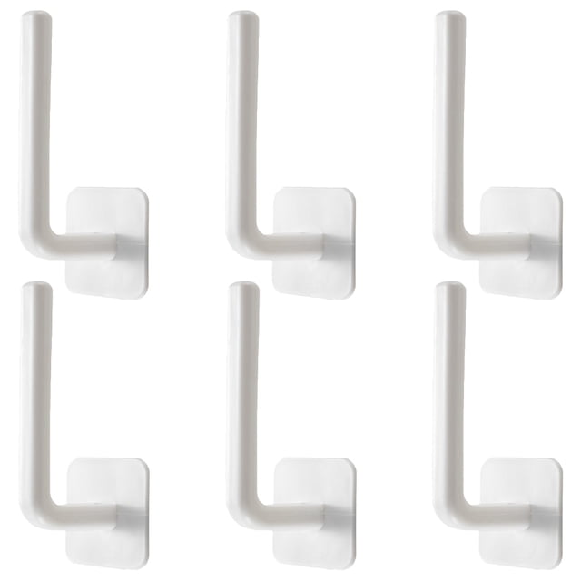 GOOHOCHY 6 ganchos de pared para sombreros, soporte para armario, expositor adhesivo para gorras de béisbol.