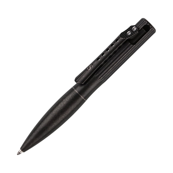 SMOOTHERPRO Titanium Bolt Action Pen Compatible with Parker Refill Retractable Lightweight Ballpoint Pen for EDC Signature Business Office School Col