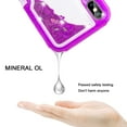 thumbnail image 5 of FIEWESEY Case for iPhone X,3 in1 Layers Hybrid Liquid Heart Shaped Glitter Flowing Quicksand case Clear Soft Shockproof TPU Slim Protective Cover for iPhone X/XS(Purple), 5 of 6