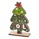 thumbnail image 2 of Adornos Navideños de Madera para Árbol de Navidad Muñeco de Nieve Rodolfo el Anciano Sin Rostro onlyliua, 2 of 7