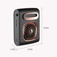 thumbnail image 3 of Needhep Tower Fan With Remote,Quiet Fans for Bedroom Cooling, Cute Fans for Bedroom, Battery Fans Portable, Bed Side Fan (Black), 3 of 9