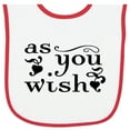 thumbnail image 2 of Inktastic As You Wish Baby Terry Cloth Bib, 2 of 3