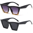 thumbnail image 1 of Gafas de sol cuadradas de ojo de gato para mujer, moda vintage, tendencia, 1 of 5