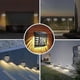 thumbnail image 5 of Solar Powered Garden Lights, 4 Pack Solar Fence Lights Outdoor Wall Lights Ip54 Waterproof Decorative Outdoor Solar Light For Patio, Paths Auto On/off, 5 of 5