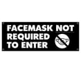 thumbnail image 1 of Facemask Not Required 13 oz Vinyl Banner With Metal Grommets, 1 of 5