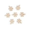 thumbnail image 3 of IFANLANDOR 10Pcs Alloy Snowflake Pendant Charm for DIY Jewelry Making Bracelet Decoration, 3 of 6