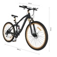 thumbnail image 4 of Bicicleta Montaña Aluminio Centurfit R29 Doble Suspension Negra, 4 of 10