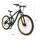 thumbnail image 4 of Bicicleta Montaña Aluminio Centurfit R29 Doble Suspension Negra, 4 of 10