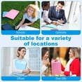 A4 Handheld Blue File Folder, Portable File Folder Organizer, Plastic ...