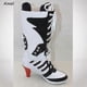 thumbnail image 3 of Women's Harley Quinn Boots Suicide Squad Halloween Costume Cosplay Girl Boots - Fkb, 3 of 5