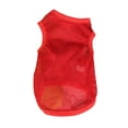 thumbnail image 2 of Visland Dog Shirt Plain Breathable Mesh Fabric Quick Drying Puppy T-Shirt for Summer, 2 of 8