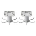 thumbnail image 1 of maskred 1/2/3/5 1111Fourone Rotating Hanging Holder Rotatable Hanger for Spoon Multifunctional Kitchen Hanging Holder Gray 2PCS, 1 of 6