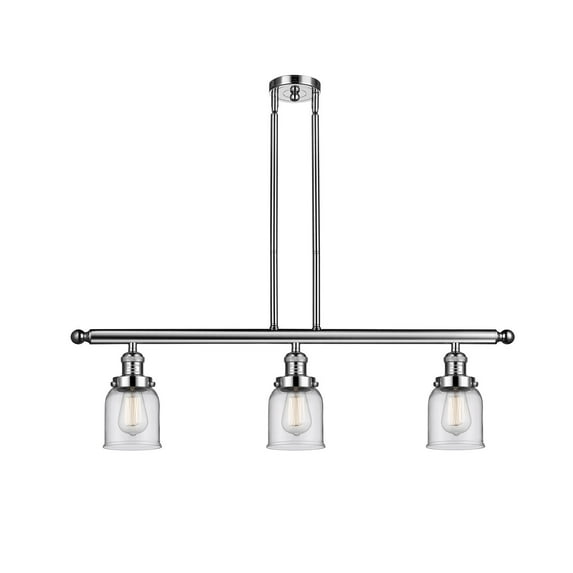 Innovations 3-LT LED Small Bell 36" Island-LT LED - Polished Nickel - 213-PN-G52-LED