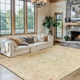 thumbnail image 6 of CHITOOMA 8'x10' Boho Area Rugs for Living Room, Machine Washable Floral Area Rug with Non-Slip Backing, Stain Resistant Non-Shed Carpet for Bedroom, Dining Room, Dorm, Office, 6 of 7