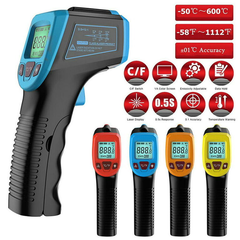 Infrared Thermometer Temperature Digital Heat Gun for Pizza Oven, Cook –  GrillPartsReplacement - Online BBQ Parts Retailer