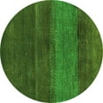 thumbnail image 1 of Ahgly Company Indoor Round Abstract Green Contemporary Area Rugs, 8' Round, 1 of 1