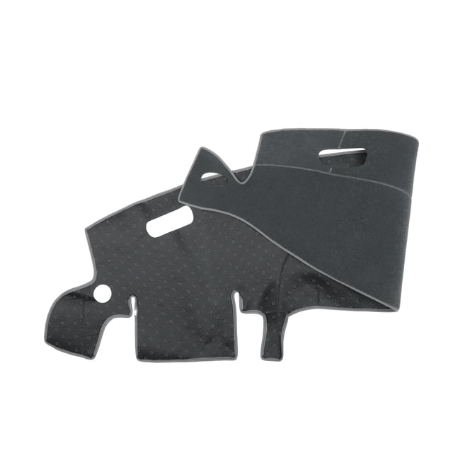 Funda de tablero de automóvil Unique Bargains para Dodge Ram 1500 98-01, tapete de interior central, trim de tablero, poliéster gris