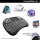 thumbnail image 2 of Mini Teclado Inalámbrico USB DOSYU DY-KM03 con Panel Táctil Touchpad, 2 of 5