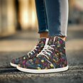 thumbnail image 4 of Psesaysky Lace up Leather Barefoot Shoes High-Top Fashionable Minimalist Shoes with Skeletons for Women Size 6-13.5, 4 of 7